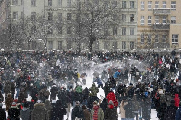 Флешмоб в Берлине.